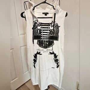 Hooded‎ sweater dress